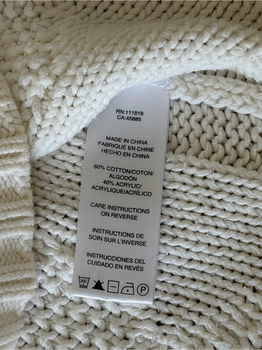 Michael Kors textured cable